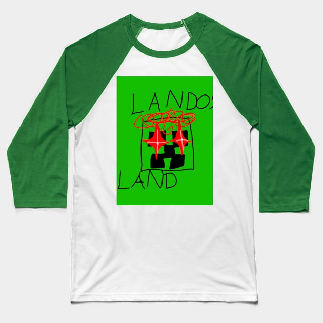 Creeper landos land Baseball T-Shirt by Landos land